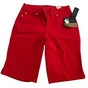 IMAN Women's Vibrant Red Bermudas